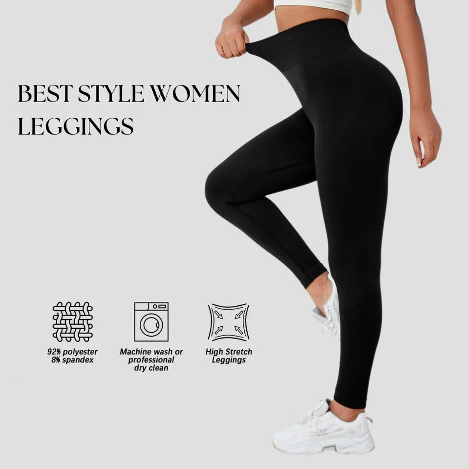 🎇💖High Waisted Tummy Control Leggings for Women, Stretchy Moisture-Wicking &amp; Comfortable Activewear for Women 92% Polyester 8% Spandex &amp; Nylon Blend,💖👖👖