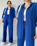 Two Piece Suit Button Co-Ord Casual Set