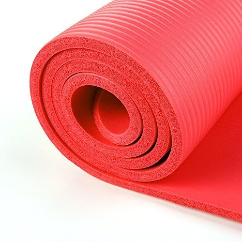 Fitness NBR Yoga Mat 🧘‍♀️💪 Size: 183 x 61 x 1 CM – Perfect for full-body workouts📏 🛑 Non-Slip Surface