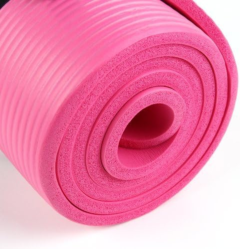 Fitness NBR Yoga Mat 🧘‍♀️💪 Size: 183 x 61 x 1 CM – Perfect for full-body workouts📏 🛑 Non-Slip Surface