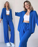 Two Piece Suit Button Co-Ord Casual Set