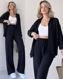 Two Piece Suit Button Co-Ord Casual Set