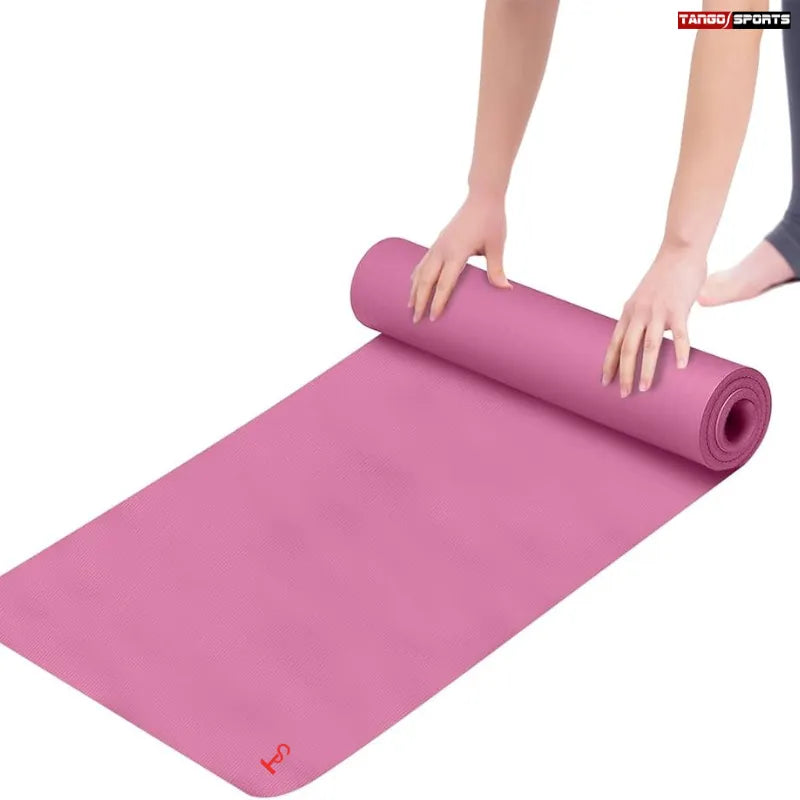 Fitness NBR Yoga Mat 🧘‍♀️💪 Size: 183 x 61 x 1 CM – Perfect for full-body workouts📏 🛑 Non-Slip Surface